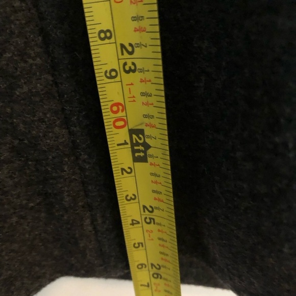 Double Breasted Gray wool blend Pea Coat - Picture 4 of 14
